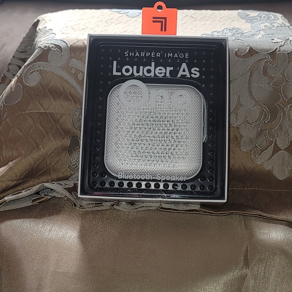 Sharper Image Louder As One Bluetooth Speaker-White NIB - Picture 2 of 4